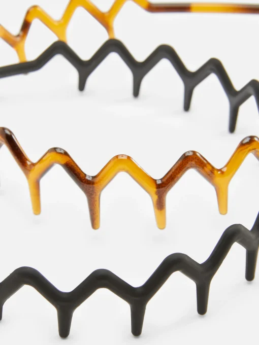 2-Pack Zigzag Headbands