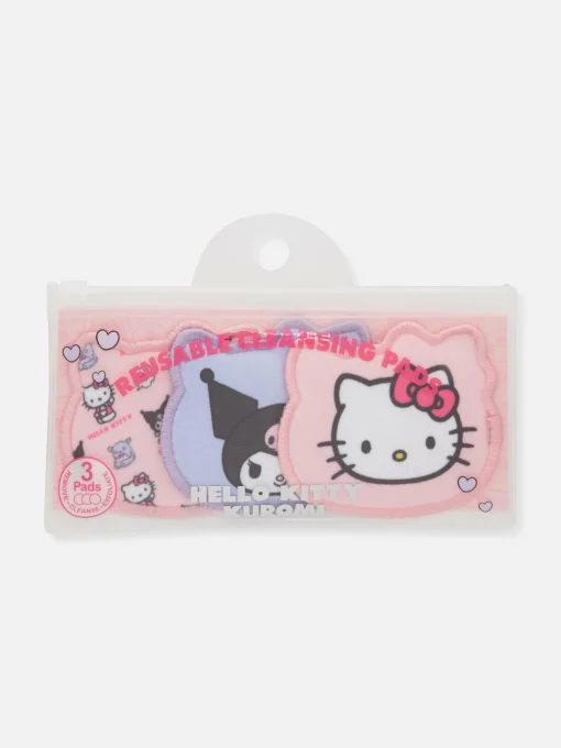 3-Packk Hello Kitty Reusable Cleansing Pads