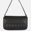 Padded Faux Leather Shoulder Bag