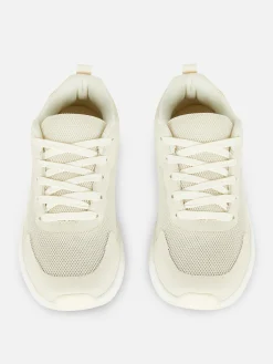 Paneled Chunky Low Tops