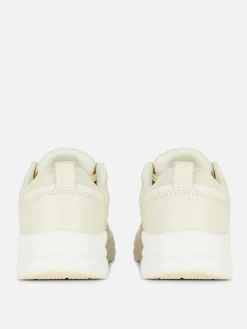 Paneled Chunky Low Tops