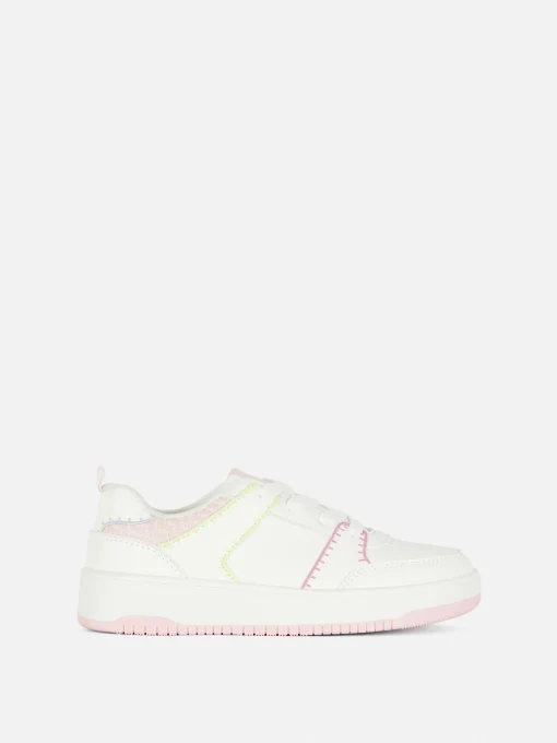 Paneled Low Tops