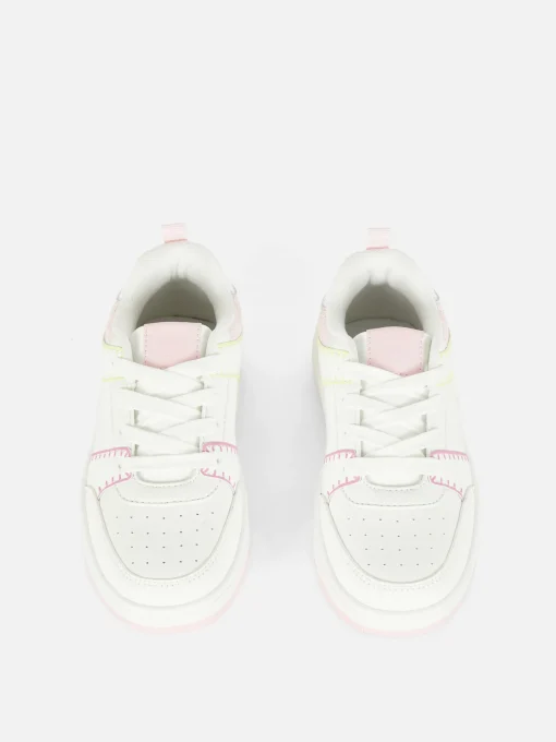 Paneled Low Tops