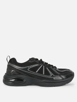 Paneled Low-Top Sports Sneakers