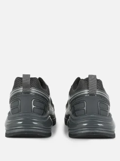 Paneled Low-Top Sports Sneakers
