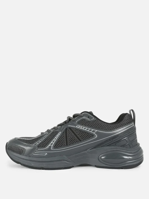 Paneled Low-Top Sports Sneakers