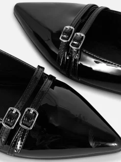 Patent Pointed Toe Ballet Flats