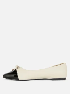 Patent Toe Ballet Flats