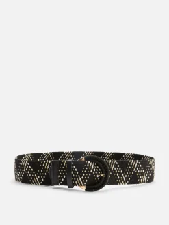 Patterned Stretch Belt