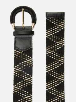 Patterned Stretch Belt