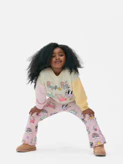 Peppa Pig Sweatshirt And Flared Leggings Set