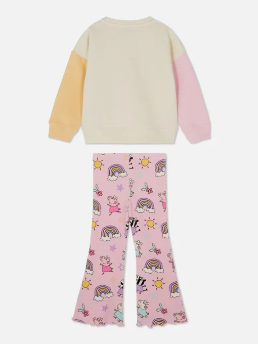 Peppa Pig Sweatshirt And Flared Leggings Set