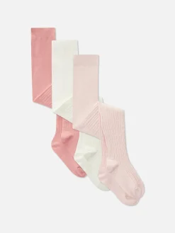 3pk Cable Knit Tights