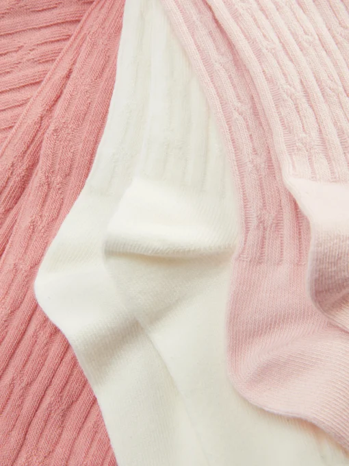 3pk Cable Knit Tights