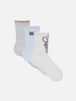 3pk Disney’s Stitch Crew Socks