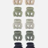 10pk Matte Mini Hair Clips