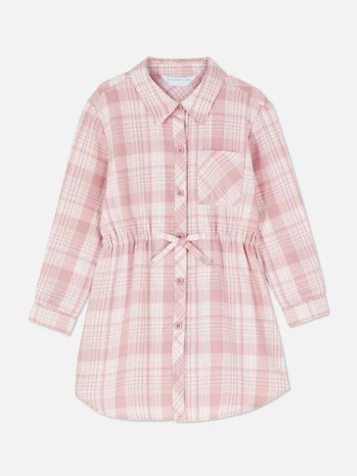 Plaid Shirt Dress