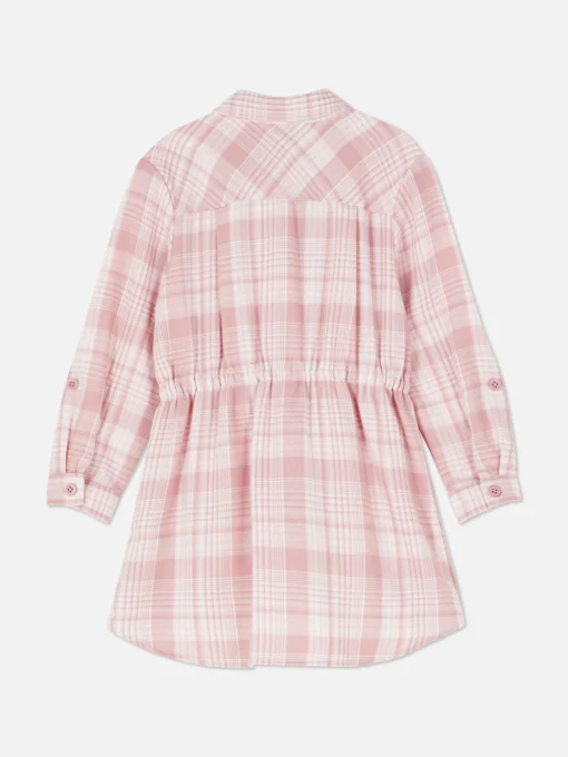 Plaid Shirt Dress
