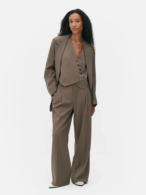Pleated Tailored Pants