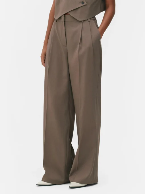Pleated Tailored Pants