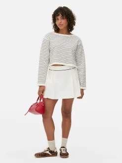 Pleated Tennis Mini Skirt