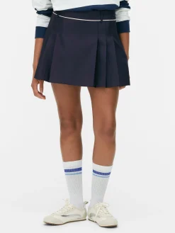 Pleated Tennis Mini Skirt