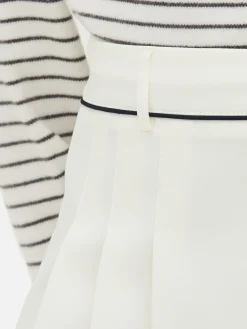 Pleated Tennis Mini Skirt