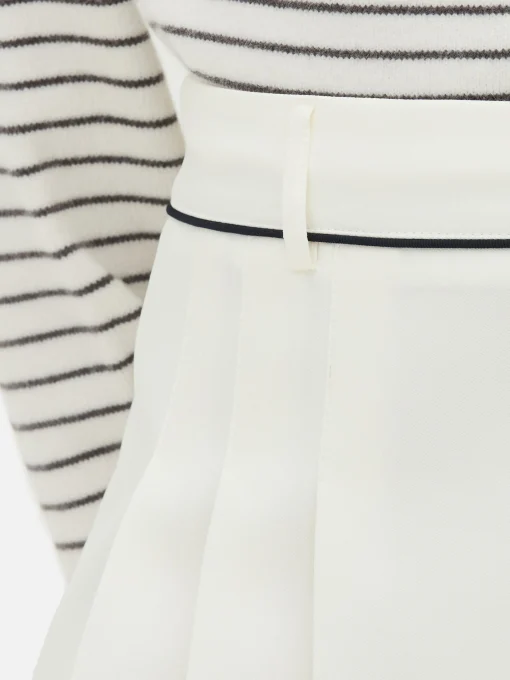 Pleated Tennis Mini Skirt