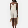 Plunging Cup Longline Shapewear Bodysuit