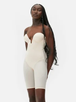 Plunging Cup Longline Shapewear Bodysuit