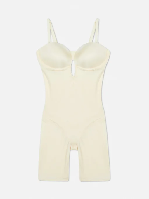 Plunging Cup Longline Shapewear Bodysuit