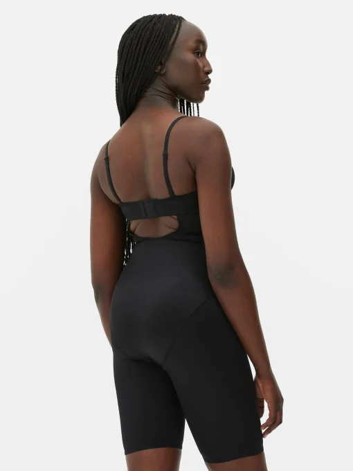 Plunging Cup Longline Shapewear Bodysuit