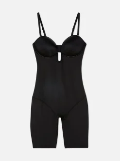 Plunging Cup Longline Shapewear Bodysuit