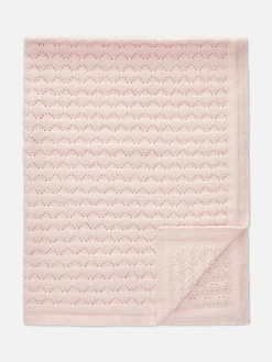 Pointelle Baby Blanket