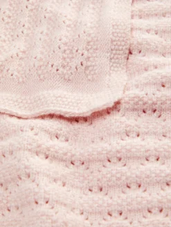 Pointelle Baby Blanket