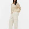 Pointelle Collared Sweater