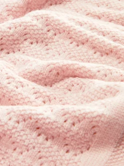 Pointelle Knit Blanket