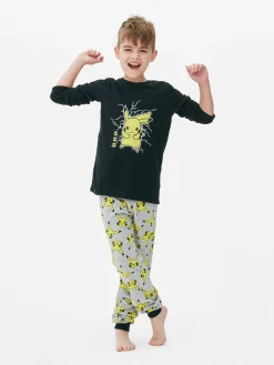 Pokémon Pikachu T-Shirt And Bottoms Pajamas