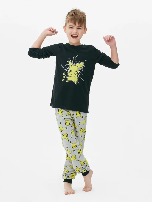 Pokémon Pikachu T-Shirt And Bottoms Pajamas