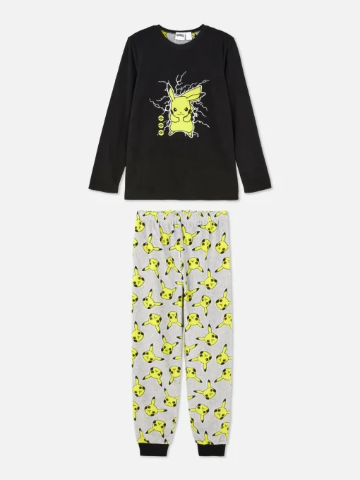 Pokémon Pikachu T-Shirt And Bottoms Pajamas