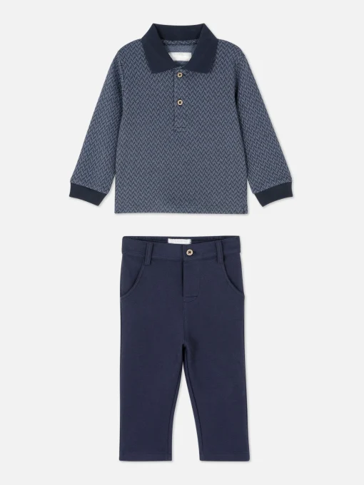 Polo Shirt And Pants Set