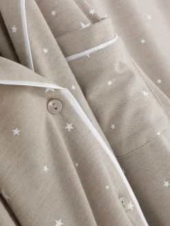 Printed Boyfriend Pajamas