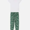 Printed Jersey Short Sleeve Pajamas