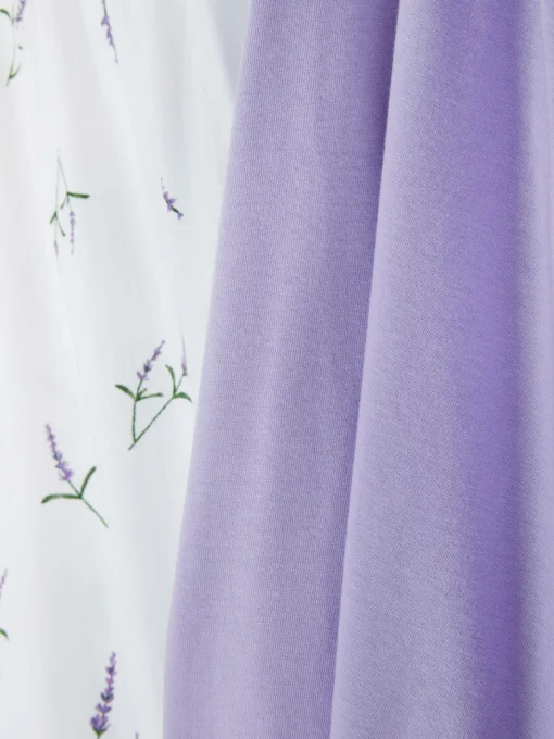 Printed Jersey Short Sleeve Pajamas