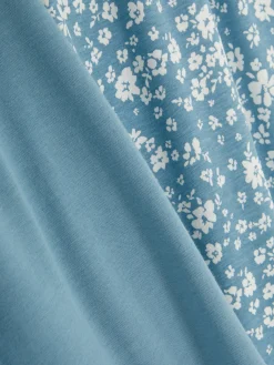 Printed Short Sleeve Pajamas