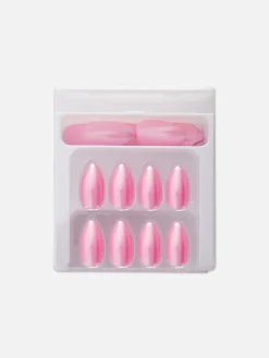 PS Glazed Pointed Faux Nails