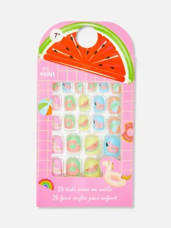 PS Mini Graphic Faux Nails
