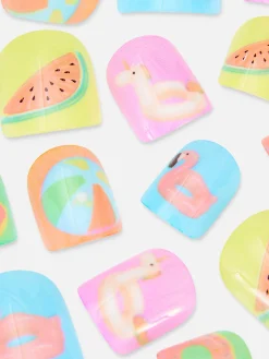 PS Mini Graphic Faux Nails