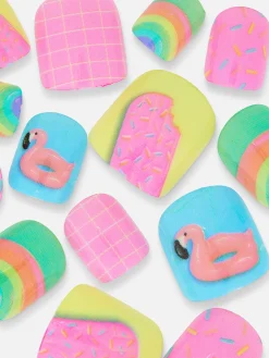 PS Mini Pool Party Press On Nails
