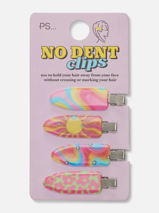 PS Patterned No Dent Hair Clips
